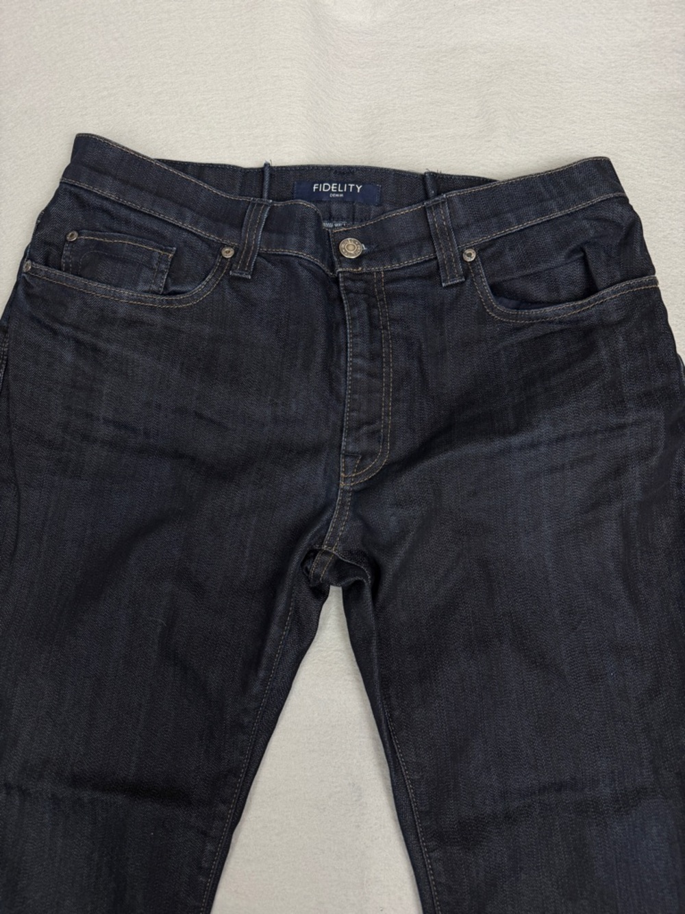Fidelity Men's Straight Leg Dark Indigo Wash Jeans 36x30